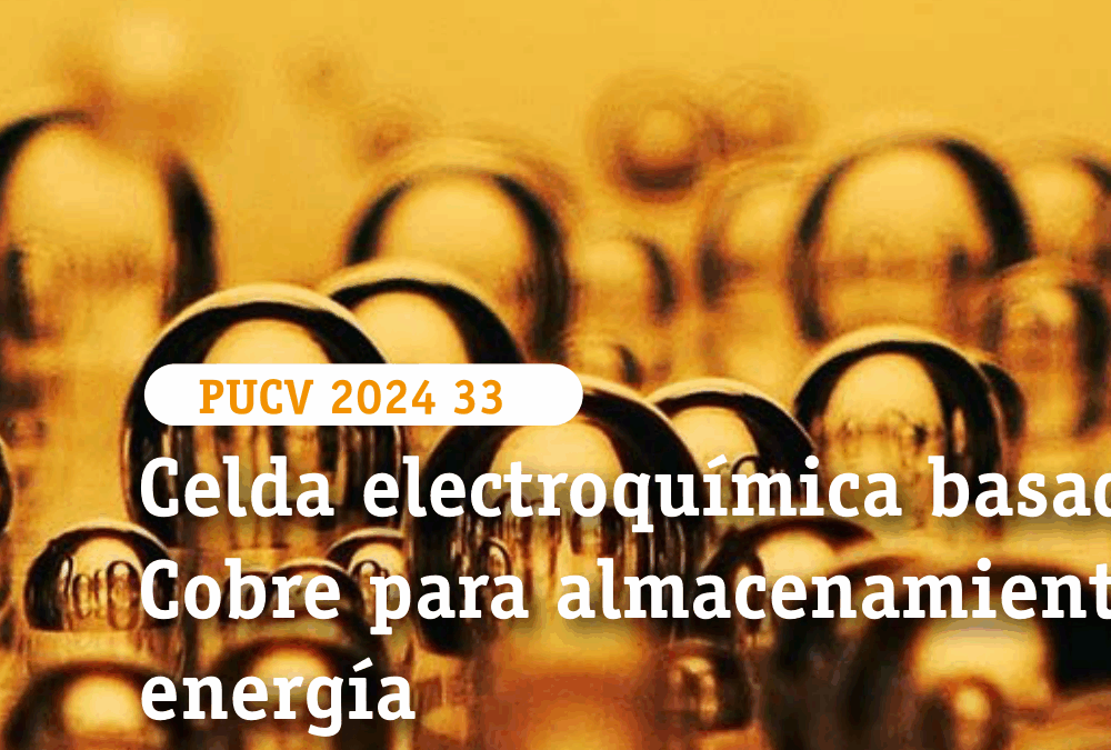 Celda electroquímica basada en Cobre para almacenamiento de energía