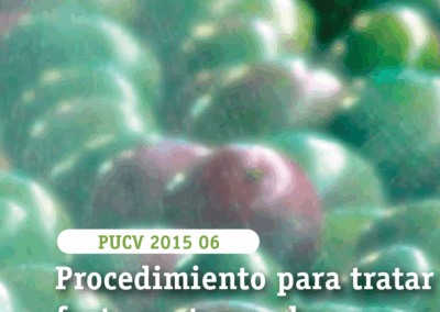 Procedimiento para tratar fruta post-cosecha