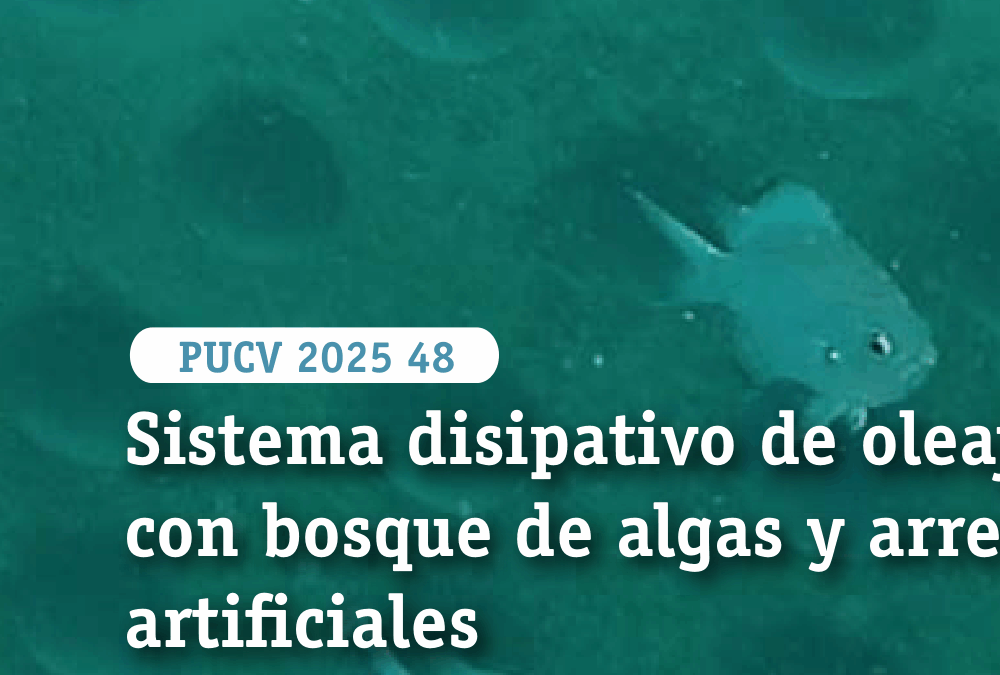 Sistema disipativo de oleaje con bosque de algas y arrecifes artificiales