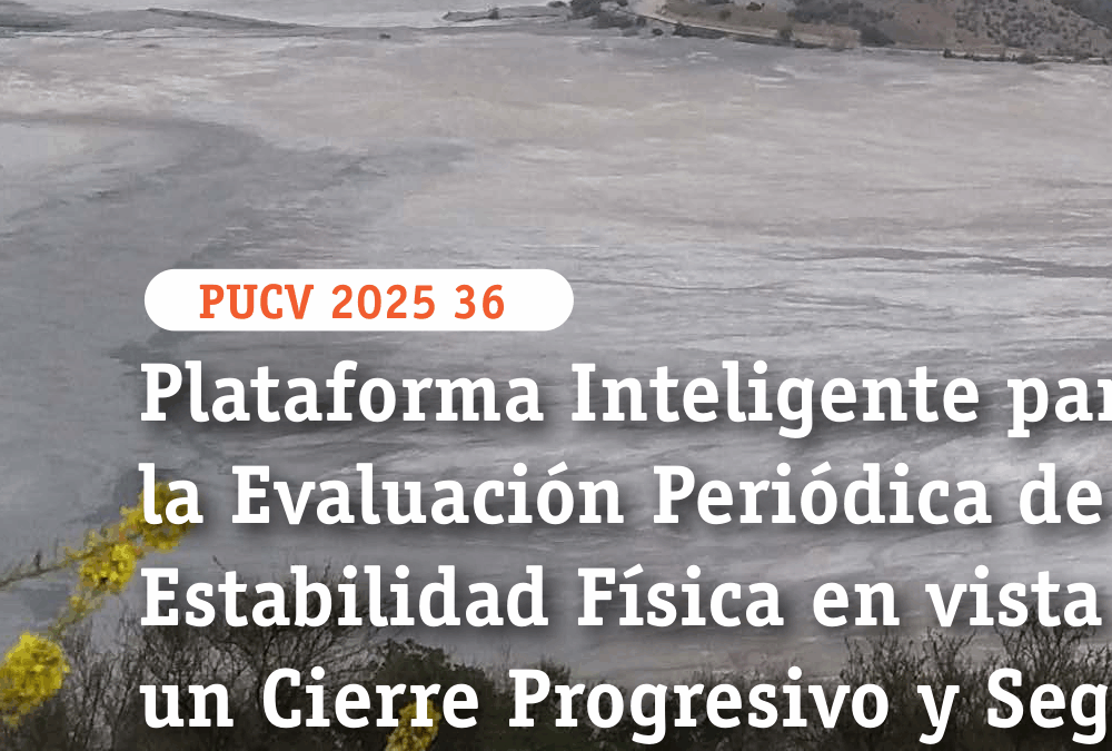 Plataforma Inteligente para la Evaluación Periódica de la Estabilidad Física en vista a un Cierre Progresivo y Seguro de Depósitos de Relaves de la Mediana Minería
