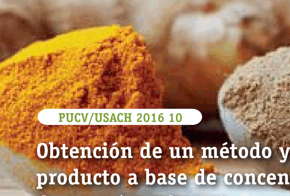 Obtención de un método y un producto a base de concentrado de proteínas de quínoa y aceites esenciales